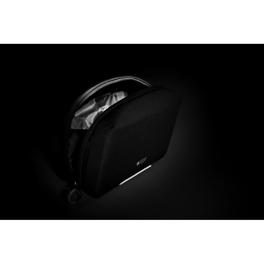 Organizator tech, fără PVC Swiss Peak AWARE™ black