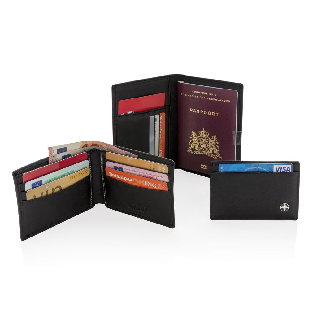 Suport de carduri anti-skiming RFID black