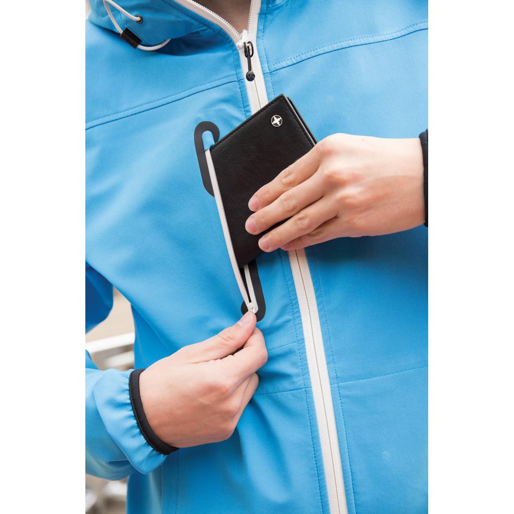 Suport de pașaport anti-skiming RFID black