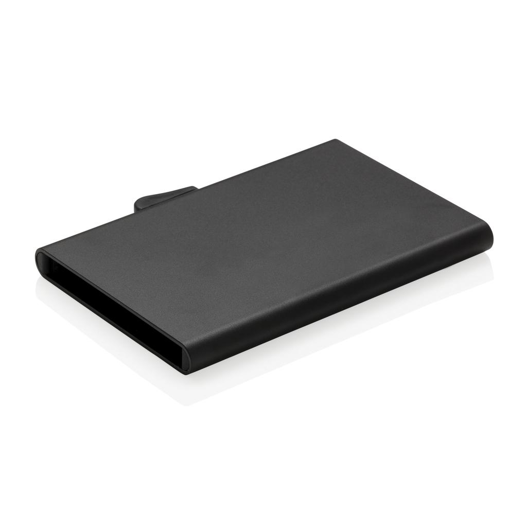 Suport de carduri RFID din aluminiu C-Secure black