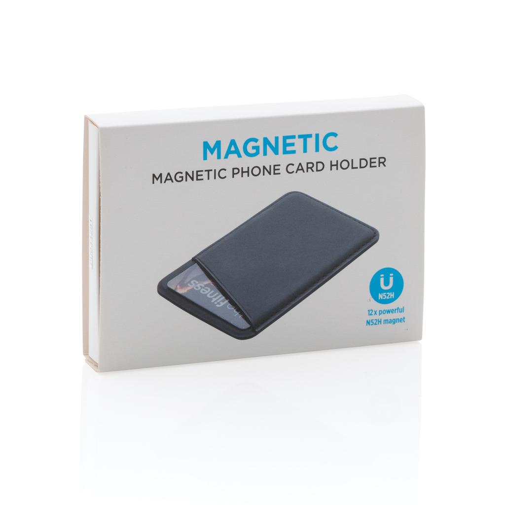 Suport magnetic de carduri pentru telefon black