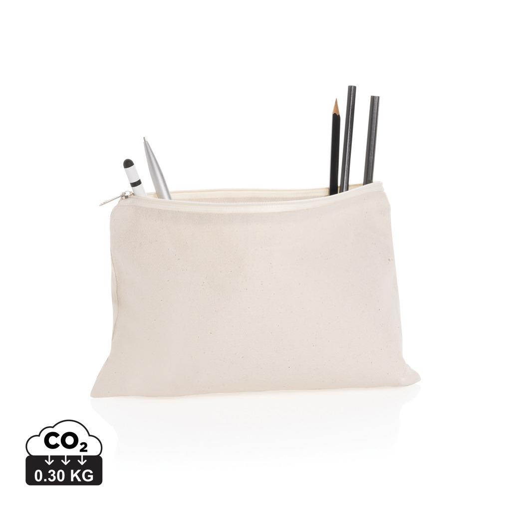 Etui pentru creioane 285 gsm din pânză reciclată, necolorat Impact Aware™