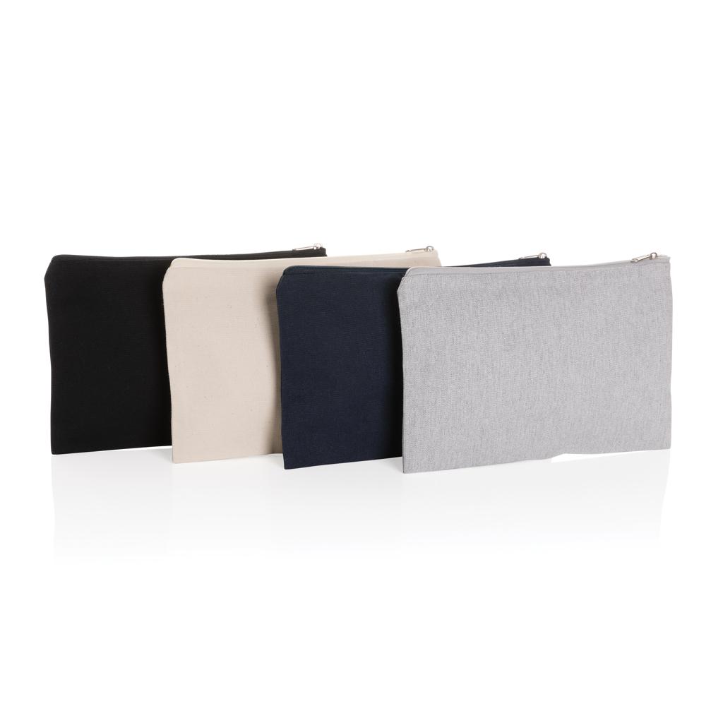 Etui pentru creioane 285 gsm din pânză reciclată, necolorat Impact Aware™ off white