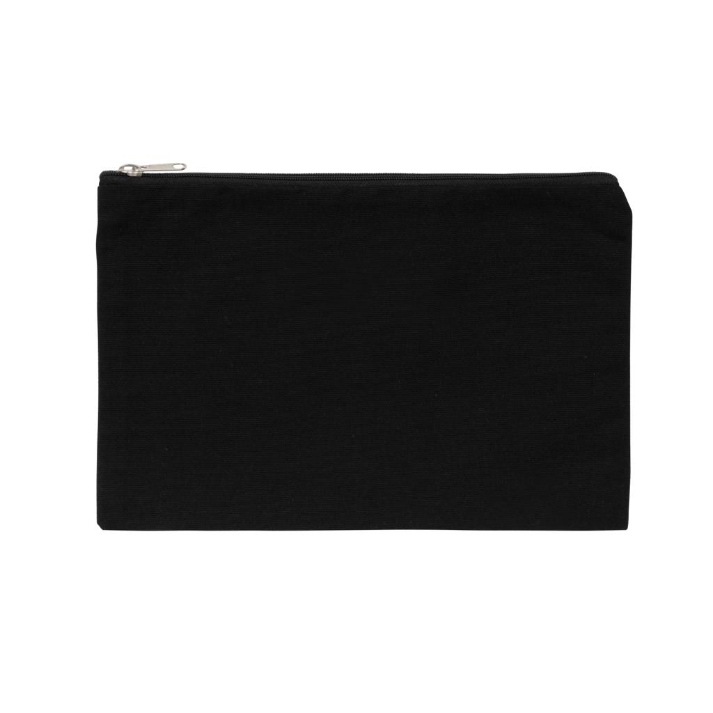 Etui pentru creioane 285 gsm din pânză reciclată, necolorat Impact Aware™ black