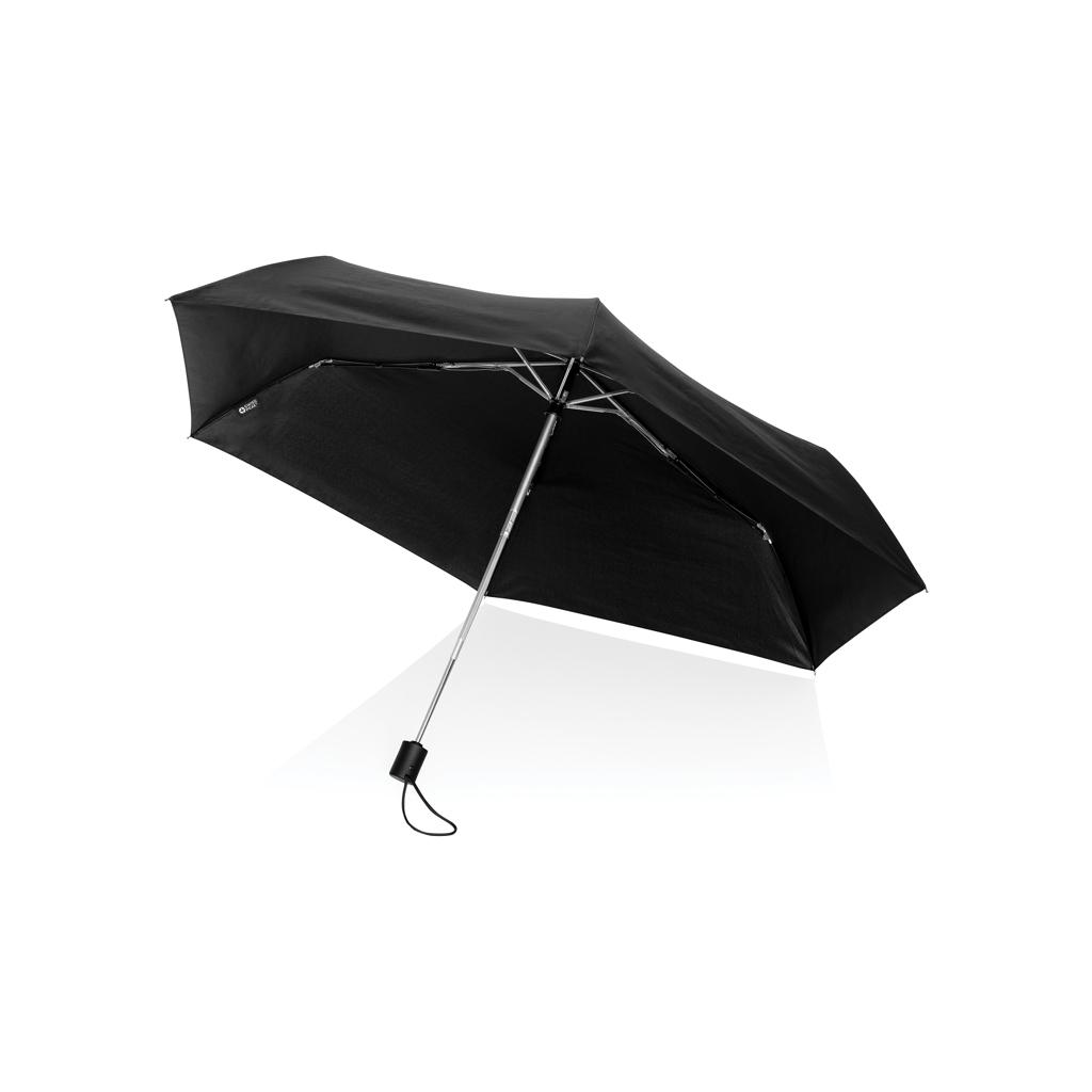Umbrelă complet automată ultra-ușoară de 20,5” Swiss Peak Aware™ RPET black