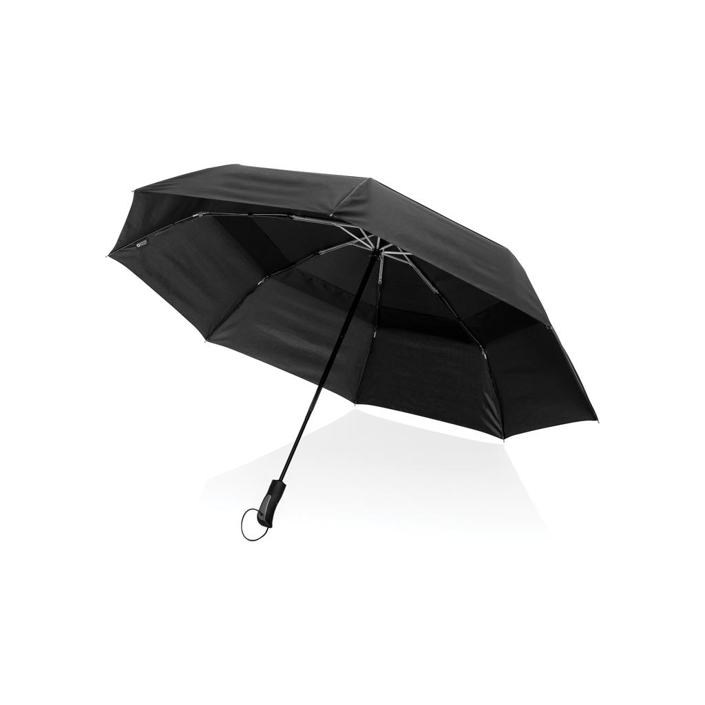 Umbrelă de furtună de buzunar de 27” Tornado Swiss Peak Aware™ black