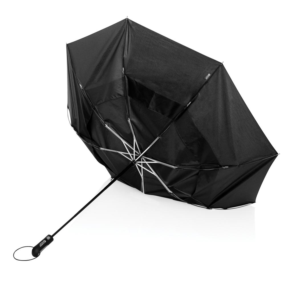 Umbrelă de furtună de buzunar de 27” Tornado Swiss Peak Aware™ black