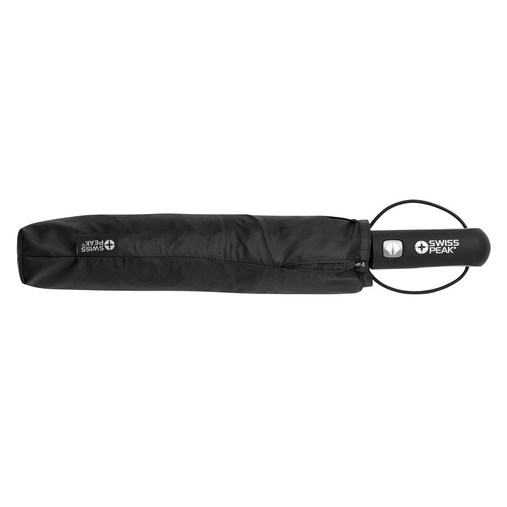 Umbrelă de furtună de buzunar de 27” Tornado Swiss Peak Aware™ black