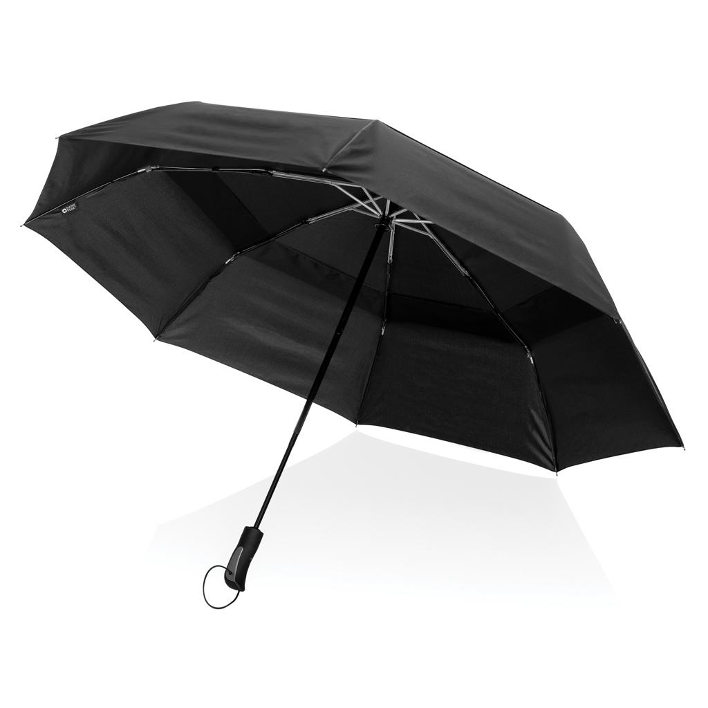 Umbrelă de furtună de buzunar de 27” Tornado Swiss Peak Aware™ black