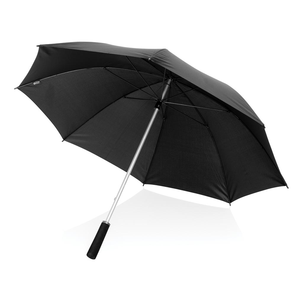 Umbrelă manuală ultra-ușoară de 25” din aluminiu Swiss Peak Aware™ black