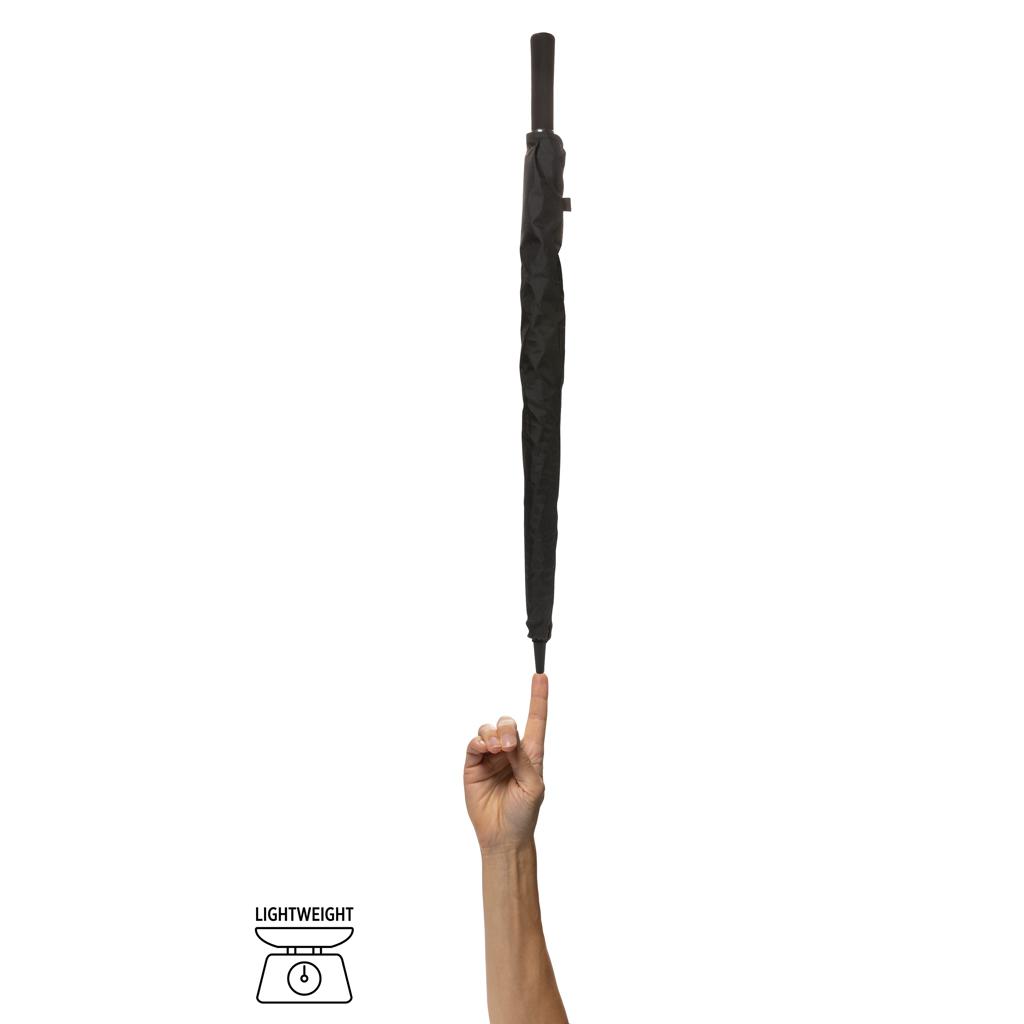 Umbrelă manuală ultra-ușoară de 25” din aluminiu Swiss Peak Aware™ black