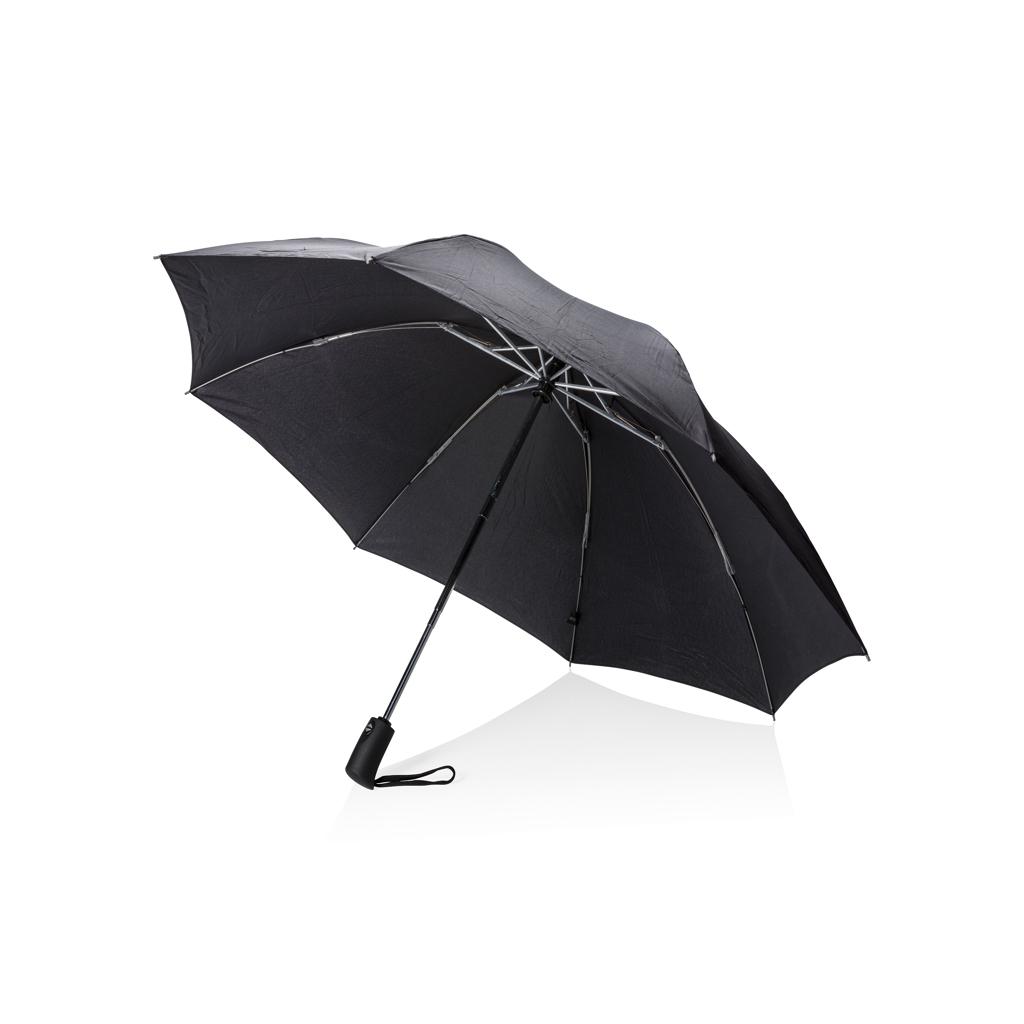 Umbrelă pliabilă reversibilă de 23', cu deschidere/închidere automată, SP AWARE™ black