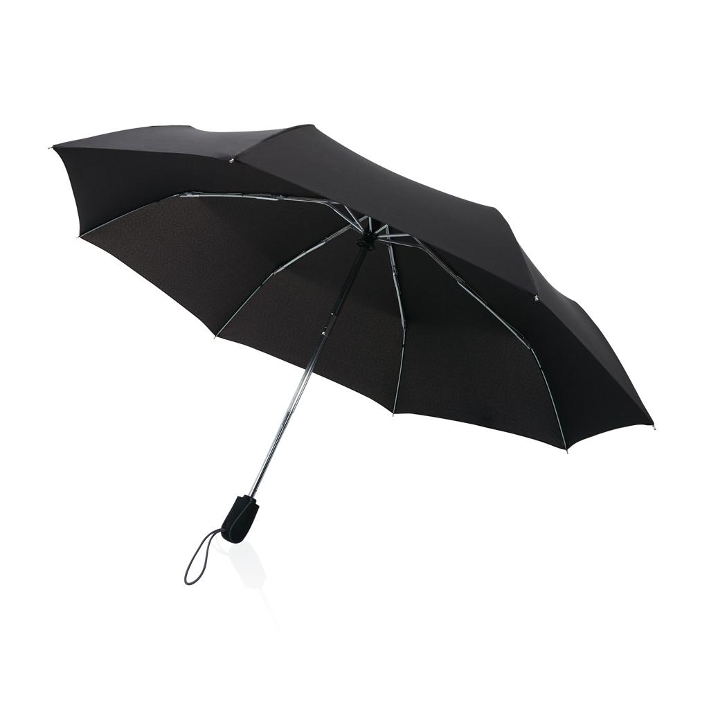 Umbrelă automată de călătorie de 21” Swiss Peak AWARE™ black