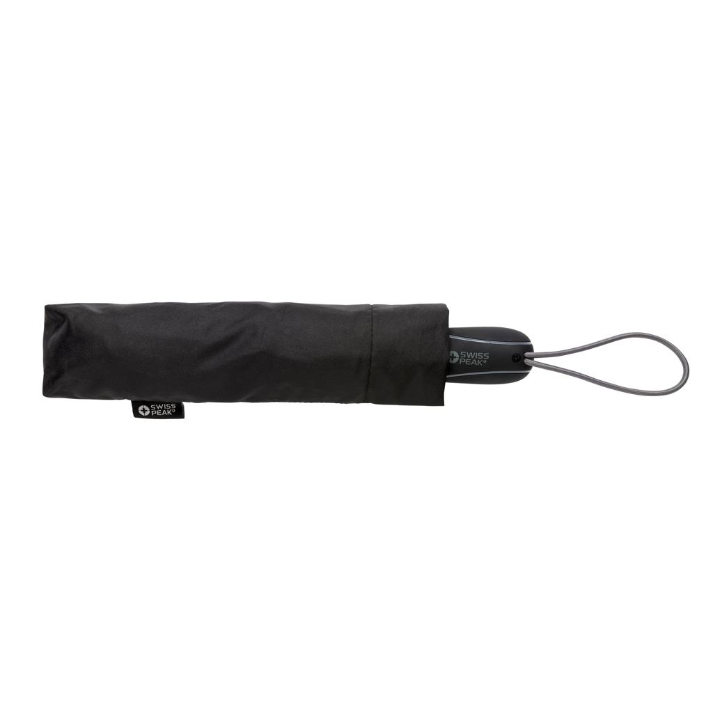 Umbrelă automată de călătorie de 21” Swiss Peak AWARE™ black