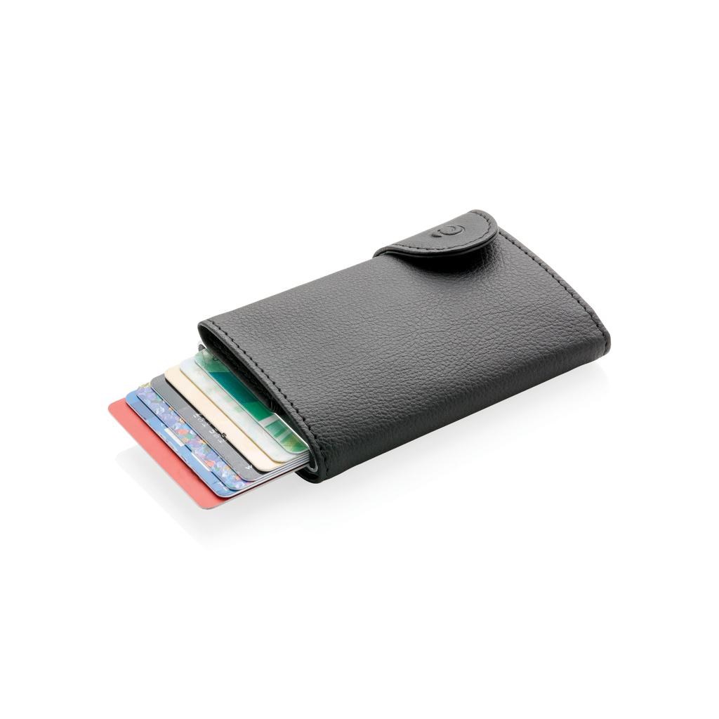Suport de carduri RFID și portofel C-Secure black
