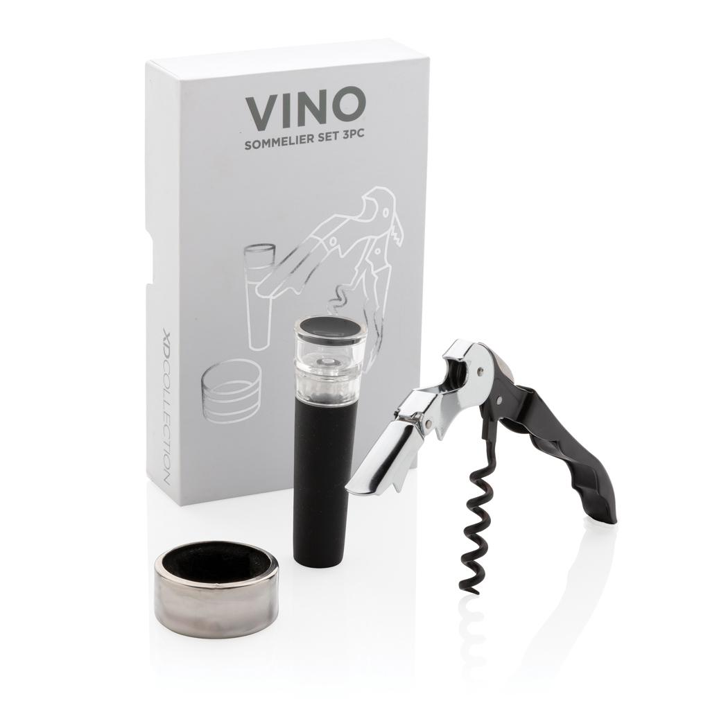 Set de 3 piese Vino Sommelier silver