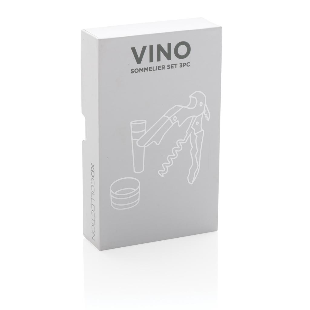 Set de 3 piese Vino Sommelier silver