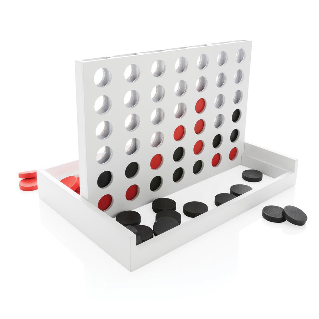 Joc din lemn Connect Four transparent