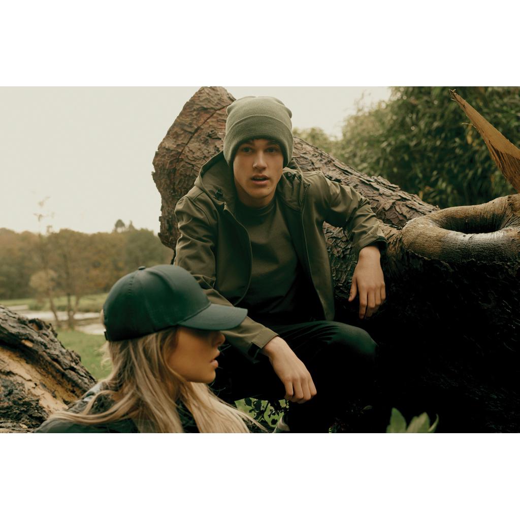 Geacă soft shell pentru bărbați  din poliester reciclat Iqoniq Makalu green XL