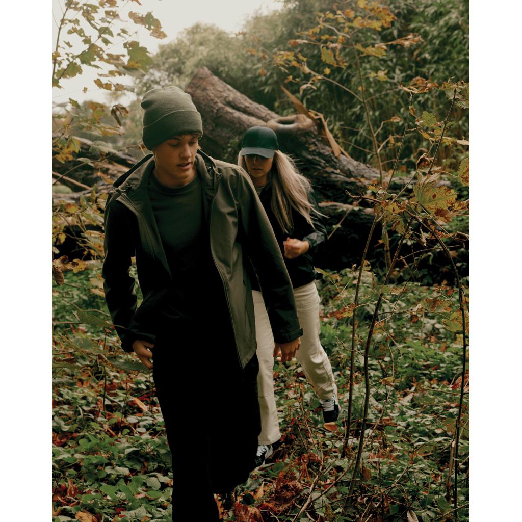 Geacă soft shell pentru bărbați  din poliester reciclat Iqoniq Makalu green XL