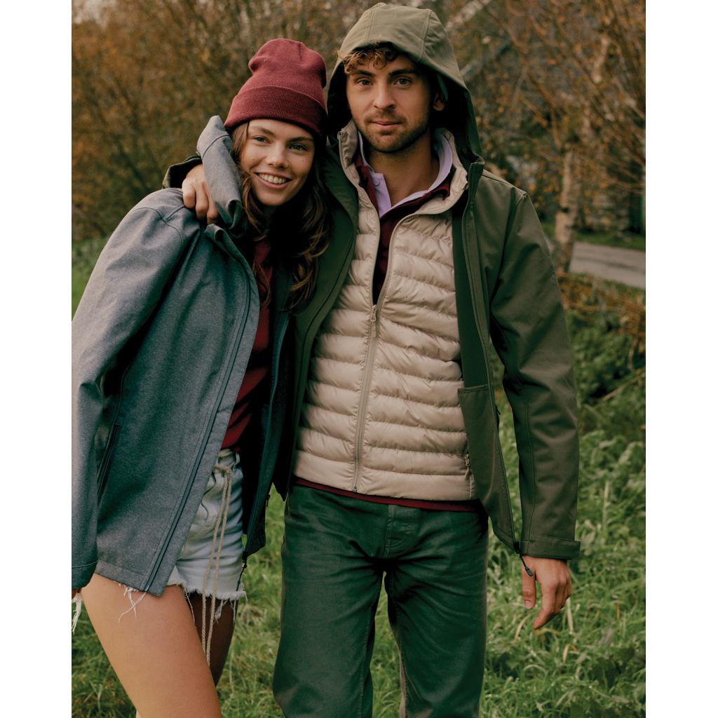 Geacă soft shell pentru bărbați  din poliester reciclat Iqoniq Makalu green XL