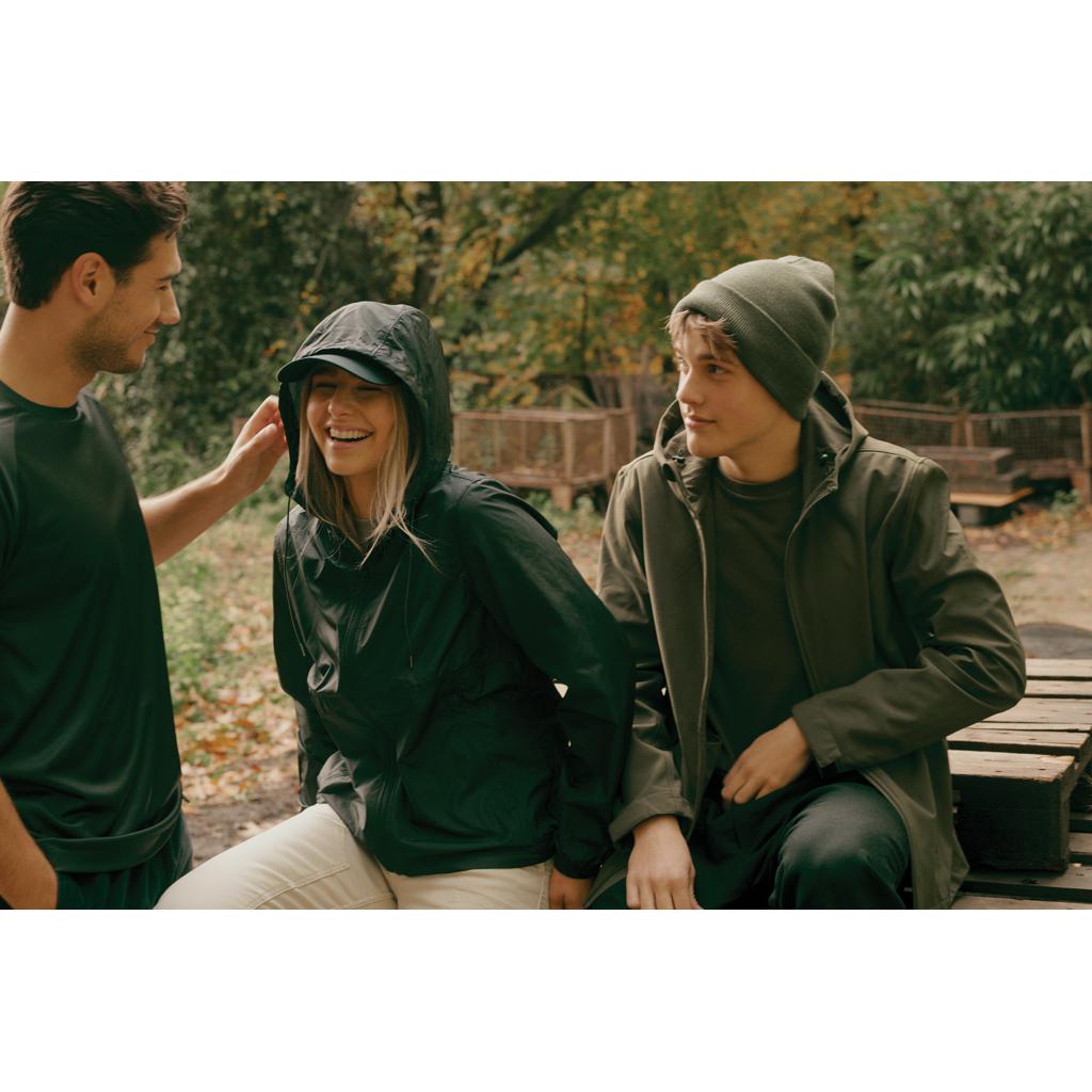 Geacă soft shell pentru bărbați  din poliester reciclat Iqoniq Makalu green XL