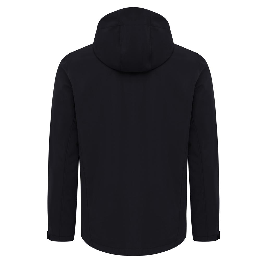 Geacă soft shell pentru bărbați  din poliester reciclat Iqoniq Makalu black