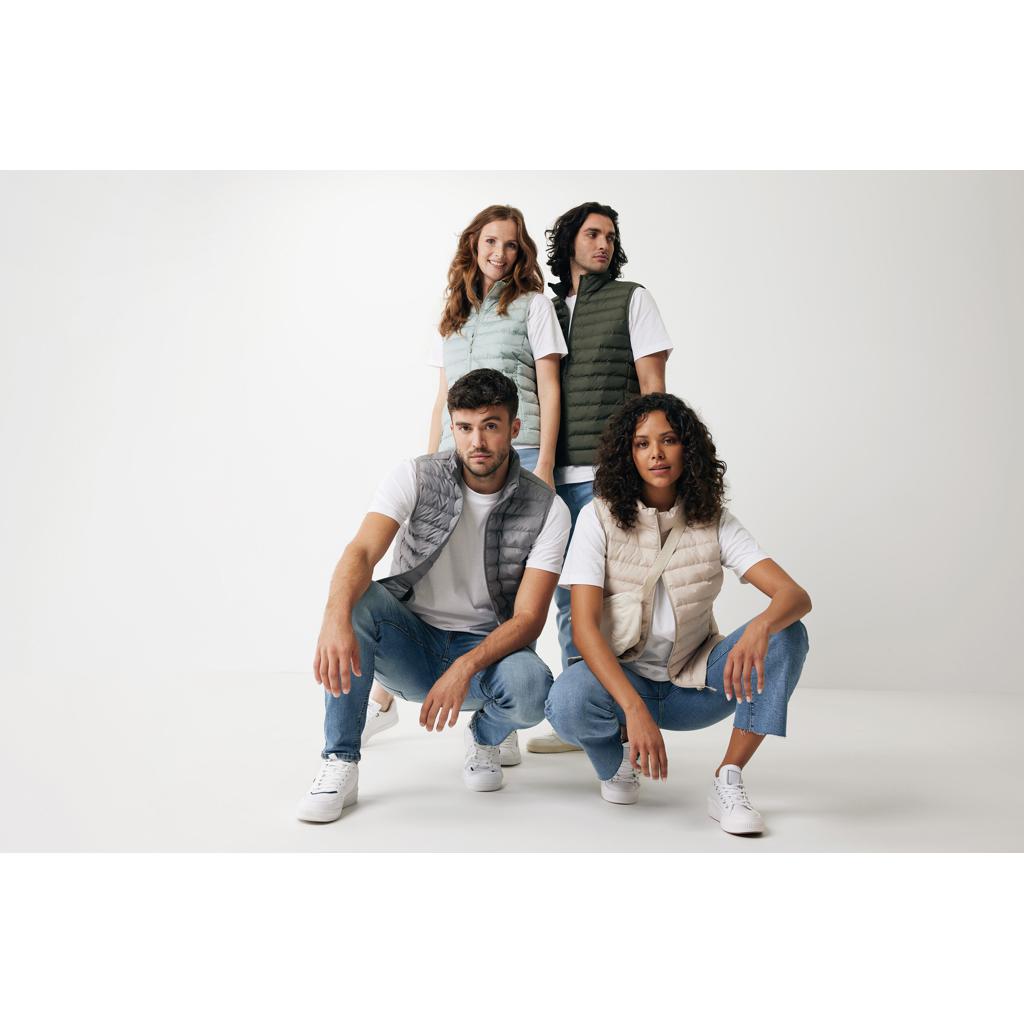 Vestă pentru bărbați  din poliester reciclat Iqoniq Meru green XL