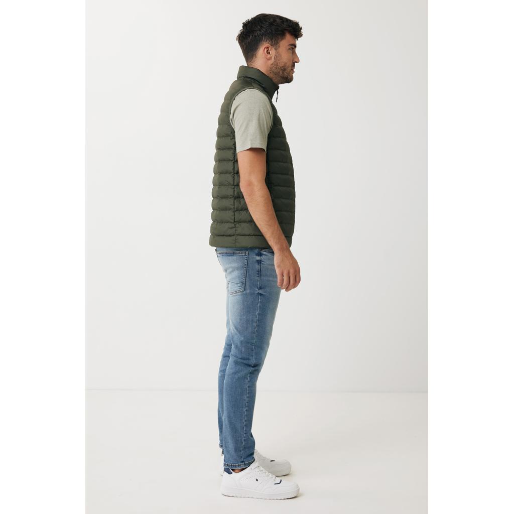 Vestă pentru bărbați  din poliester reciclat Iqoniq Meru green XL