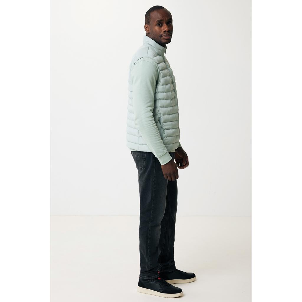 Vestă pentru bărbați  din poliester reciclat Iqoniq Meru iceberg green XL