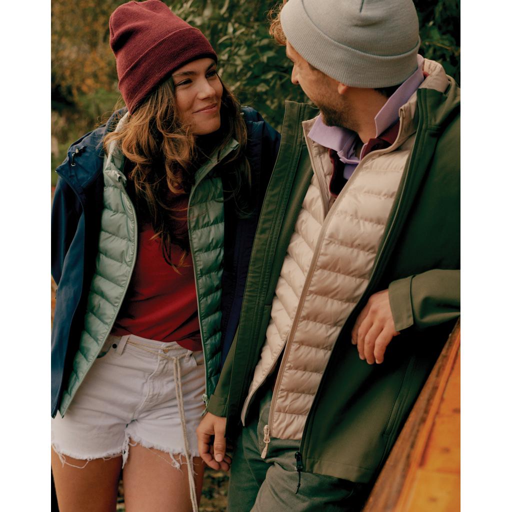 Vestă pentru bărbați  din poliester reciclat Iqoniq Meru beige XL