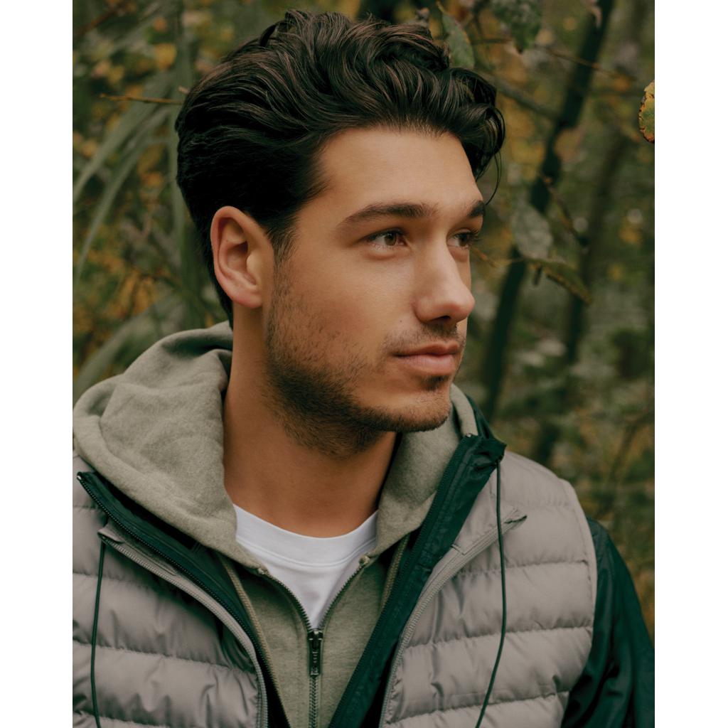 Vestă pentru bărbați  din poliester reciclat Iqoniq Meru beige XL