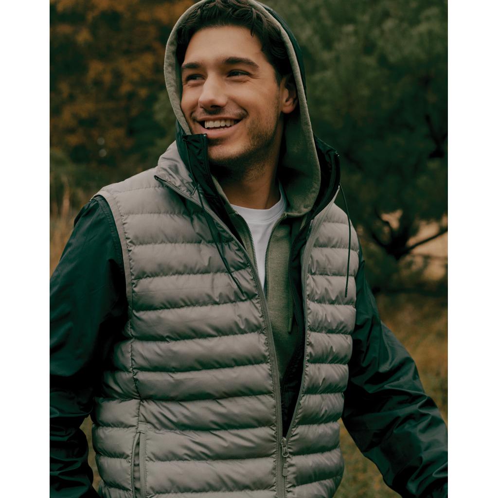 Vestă pentru bărbați  din poliester reciclat Iqoniq Meru beige XL