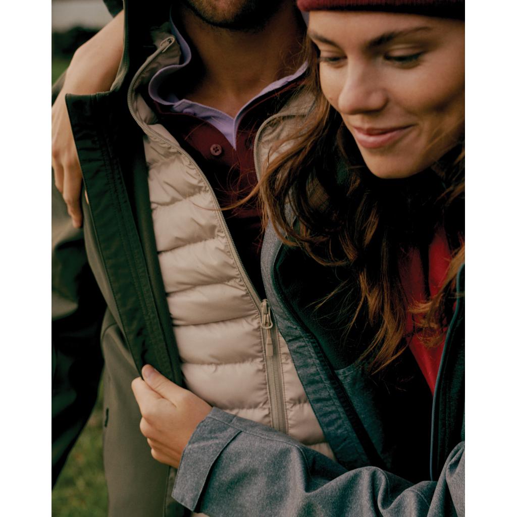 Vestă pentru bărbați  din poliester reciclat Iqoniq Meru beige XL