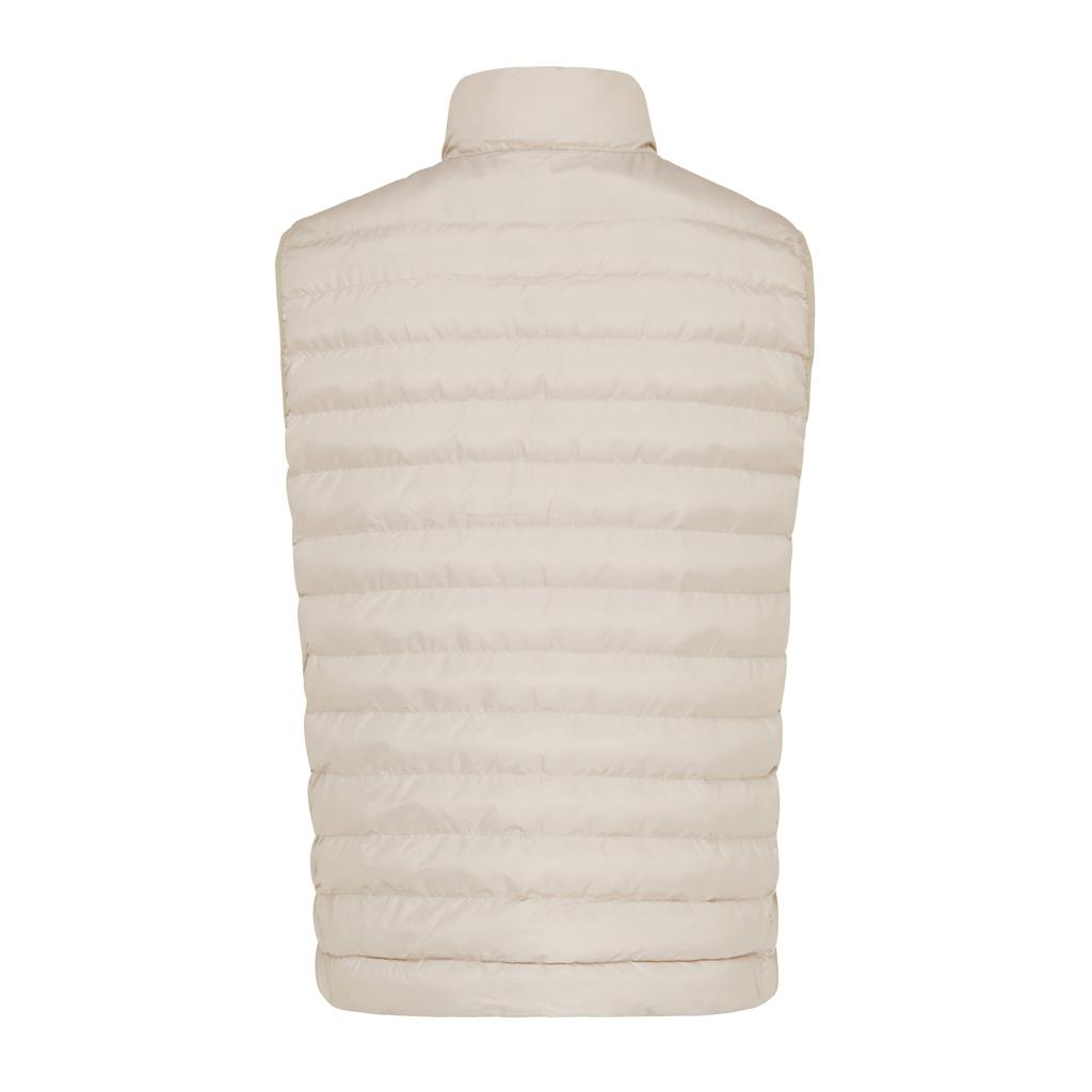 Vestă pentru bărbați  din poliester reciclat Iqoniq Meru beige XL
