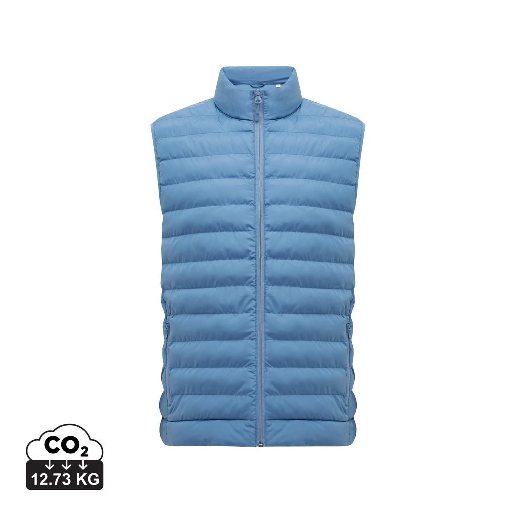 Vestă pentru bărbați  din poliester reciclat Iqoniq Meru Moon blue L