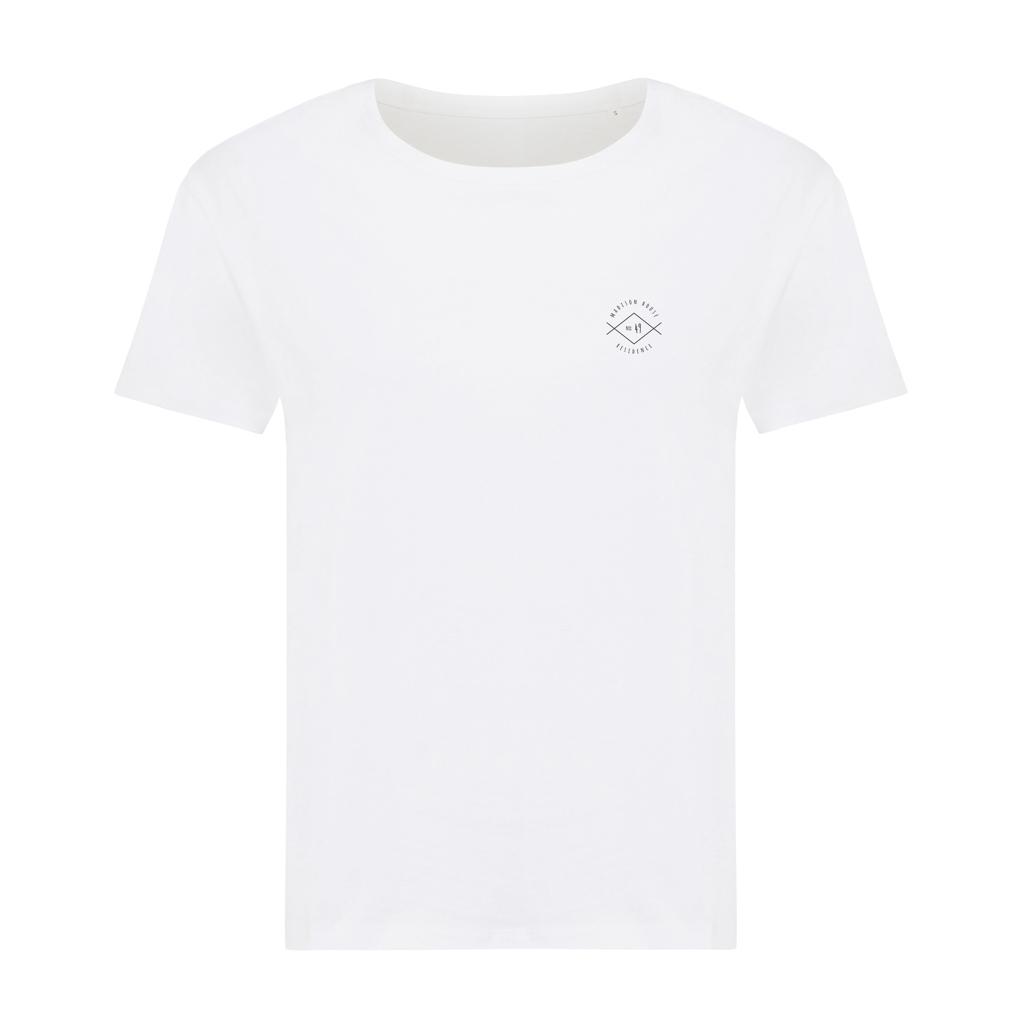 Tricou ușor pentru femei din bumbac reciclat Iqoniq Yala transparent L