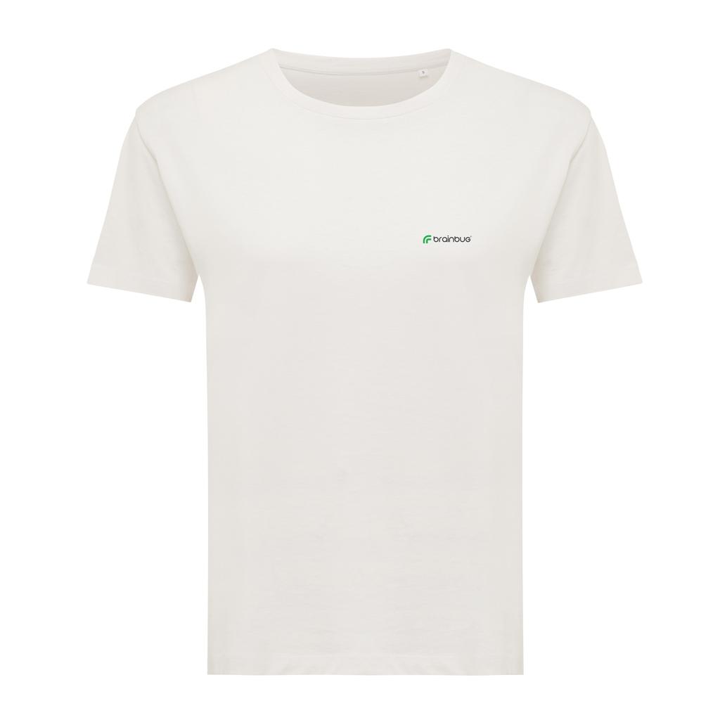 Tricou ușor pentru femei din bumbac reciclat Iqoniq Yala ivory white L