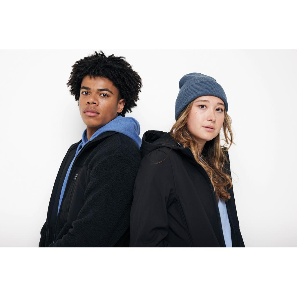 Geacă soft shell pentru femei  din poliester reciclat Iqoniq Makalu black L