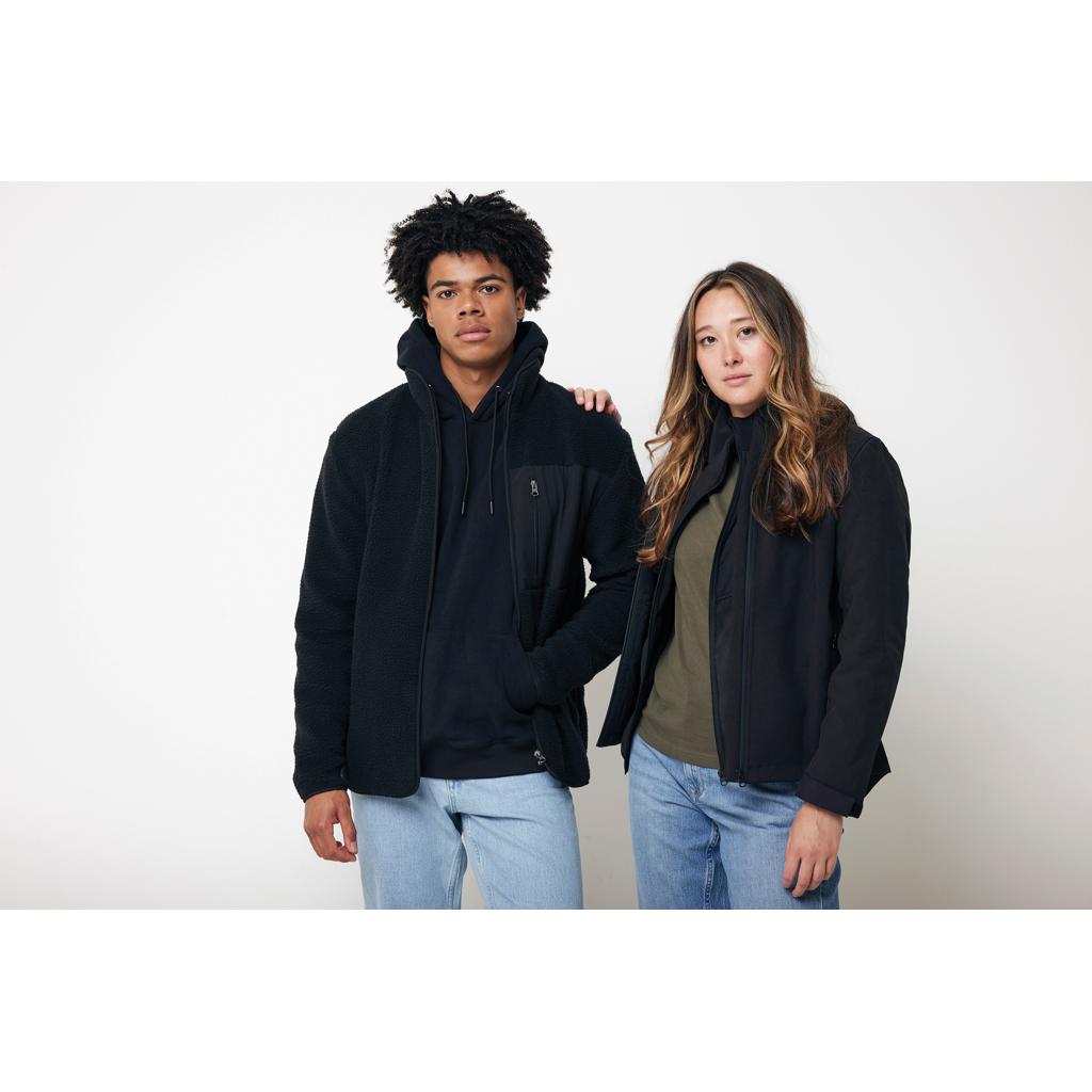 Geacă soft shell pentru femei  din poliester reciclat Iqoniq Makalu black L