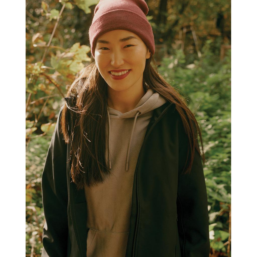 Geacă soft shell pentru femei  din poliester reciclat Iqoniq Makalu black L