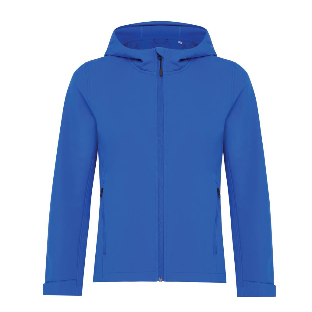 Geacă soft shell pentru femei  din poliester reciclat Iqoniq Makalu royal blue L