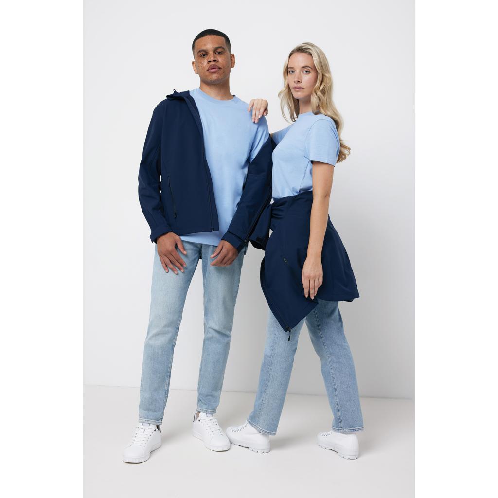 Geacă soft shell pentru femei  din poliester reciclat Iqoniq Makalu navy M