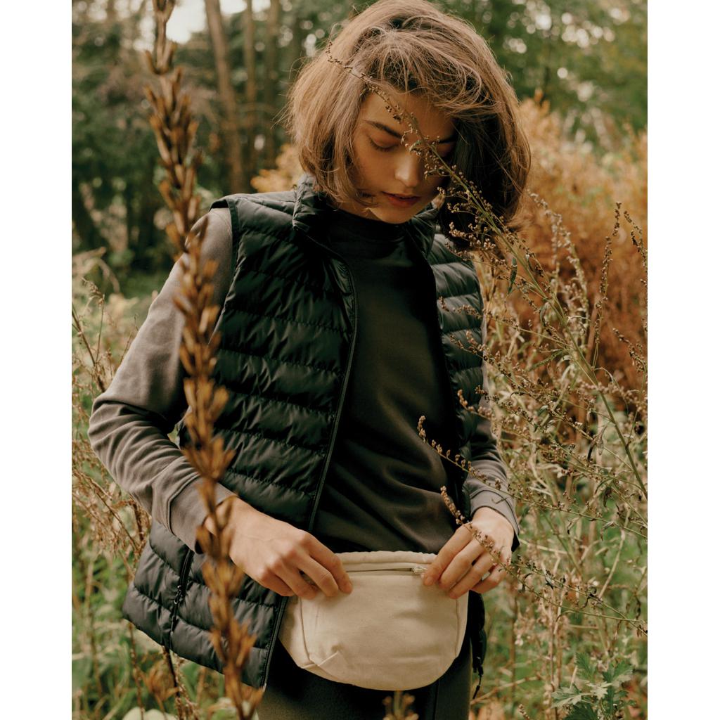 Vestă pentru femei din poliester reciclat Iqoniq Meru  black L