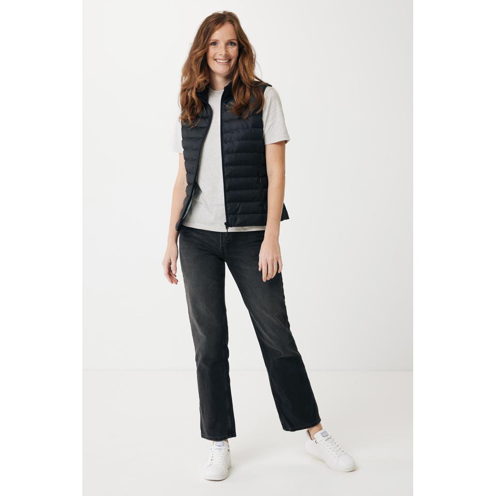Vestă pentru femei din poliester reciclat Iqoniq Meru  black L