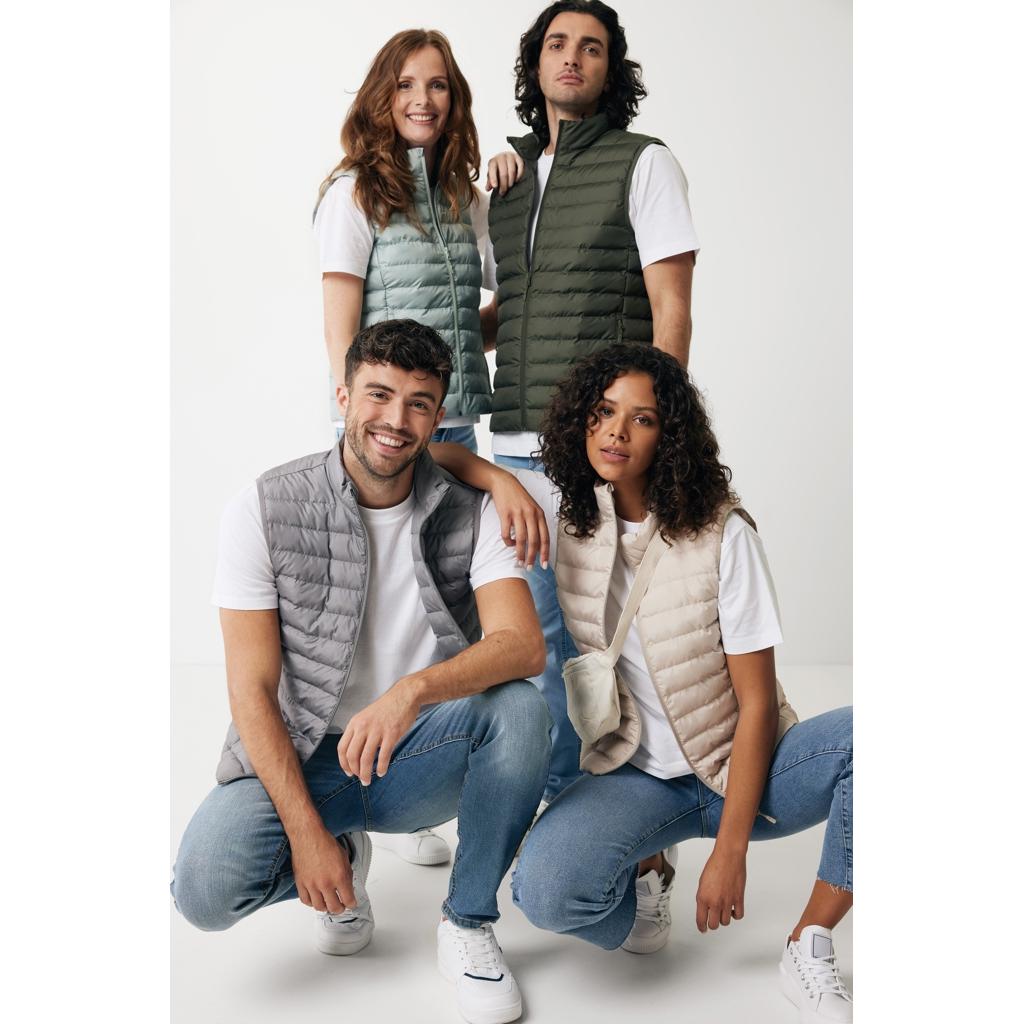 Vestă pentru femei din poliester reciclat Iqoniq Meru  iceberg green XS