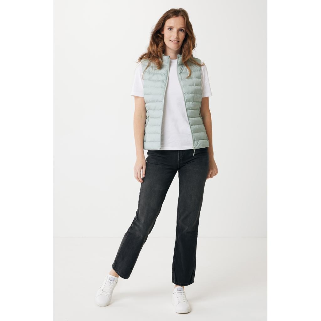 Vestă pentru femei din poliester reciclat Iqoniq Meru  iceberg green XS