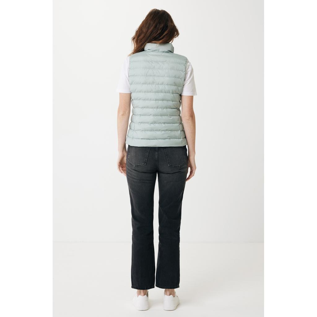 Vestă pentru femei din poliester reciclat Iqoniq Meru  iceberg green XS