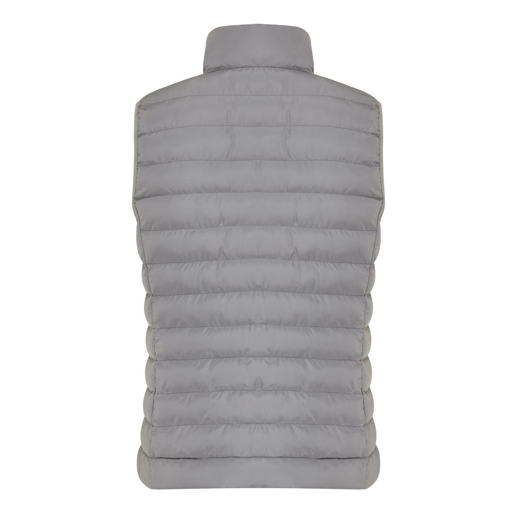 Vestă pentru femei din poliester reciclat Iqoniq Meru  silver grey S