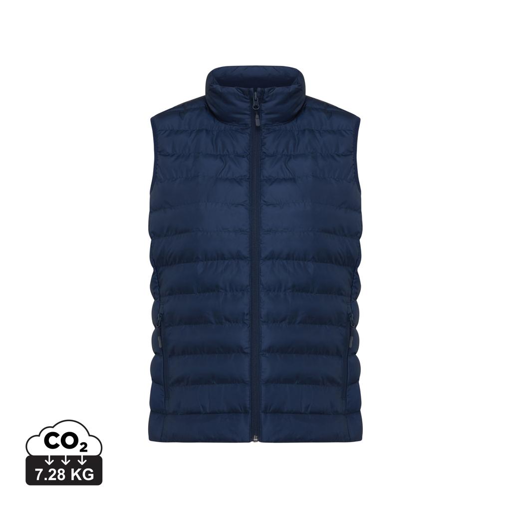 Vestă pentru femei din poliester reciclat Iqoniq Meru  navy
